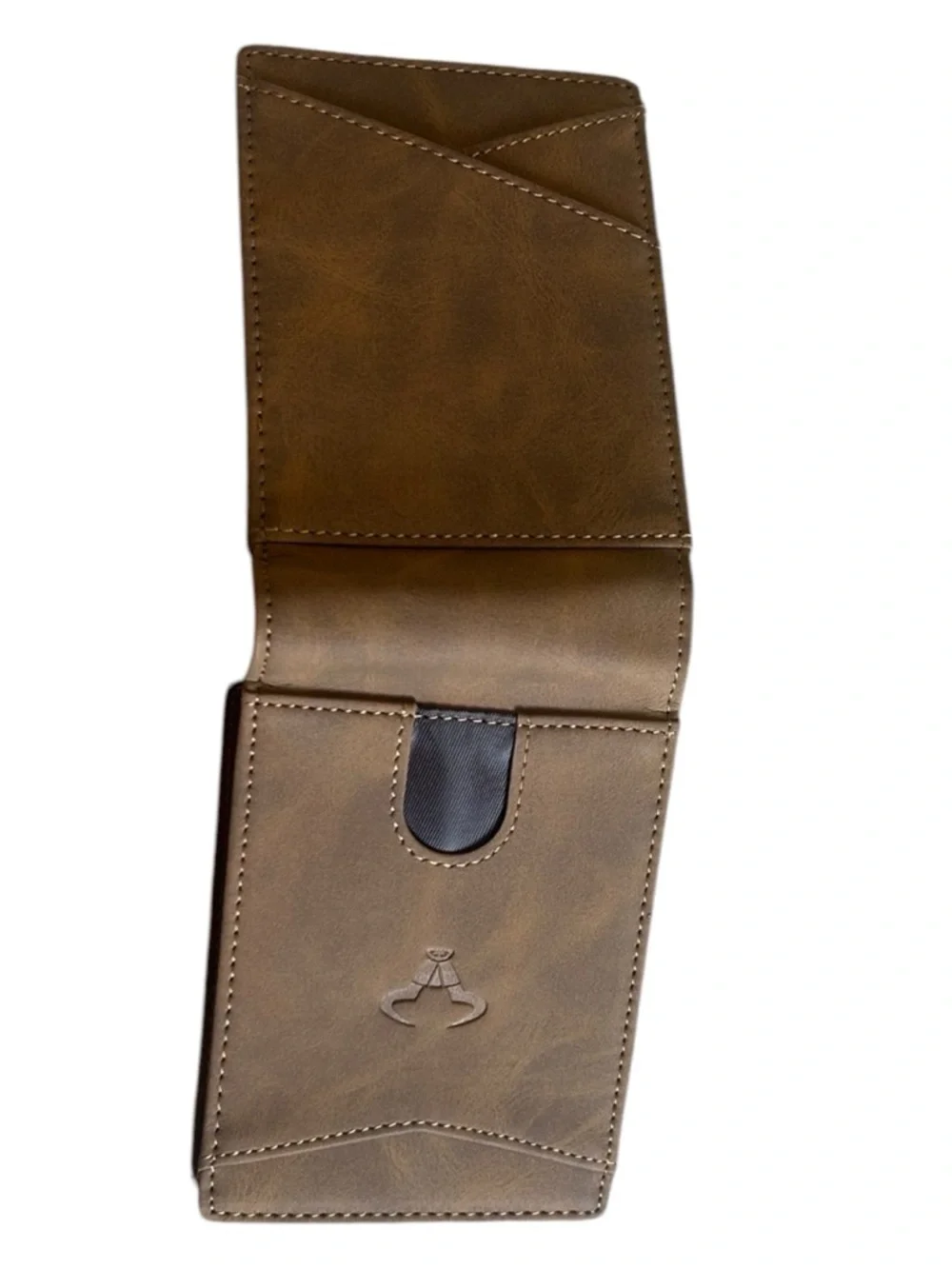 House of Jack Co Brown Leather Wallet Slim Card Holder NIB